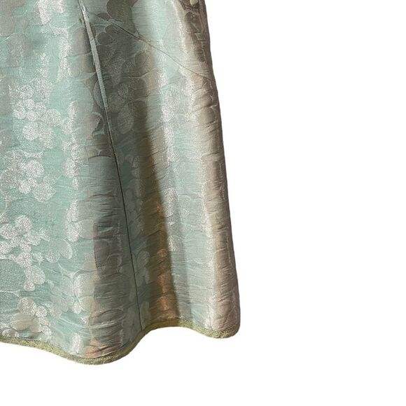 Marc Jacobs Mint Green Silk Flair A Line Skirt Size 2 - Picture 3 of 7
